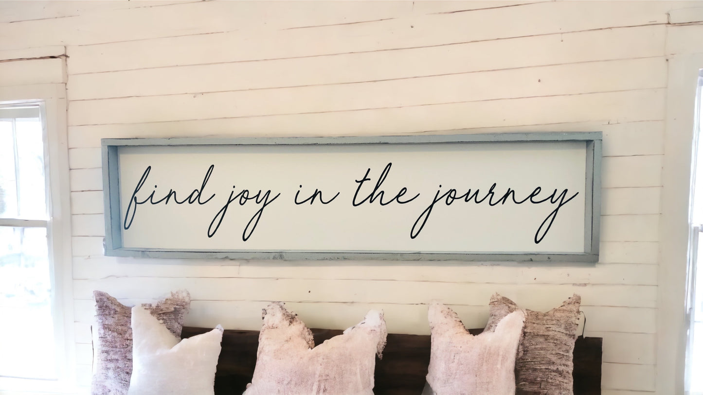 Find joy in the journey