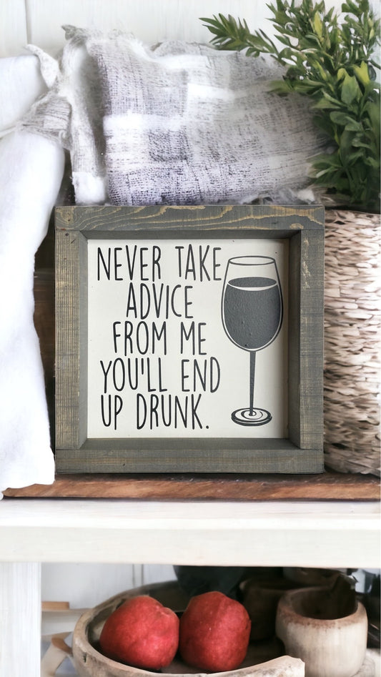 Wine - never take advice from me