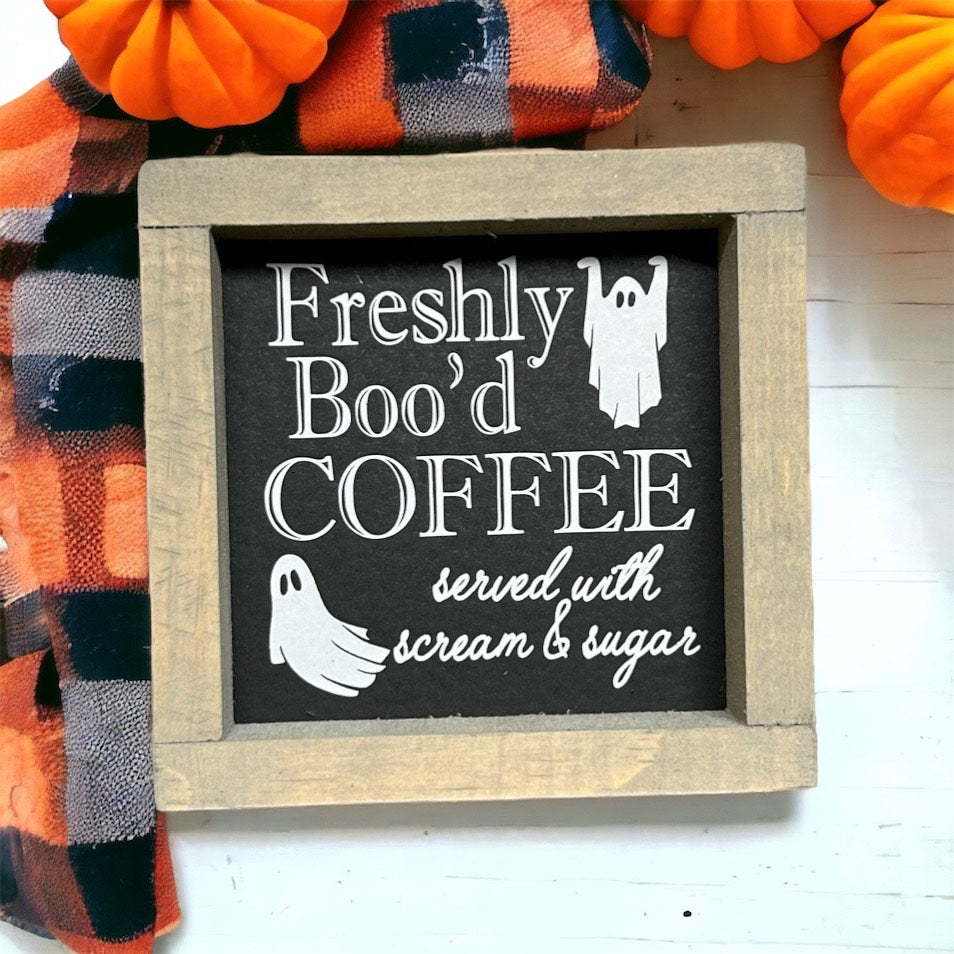 Freshly Boo'd Coffee – LKN Sign Co.