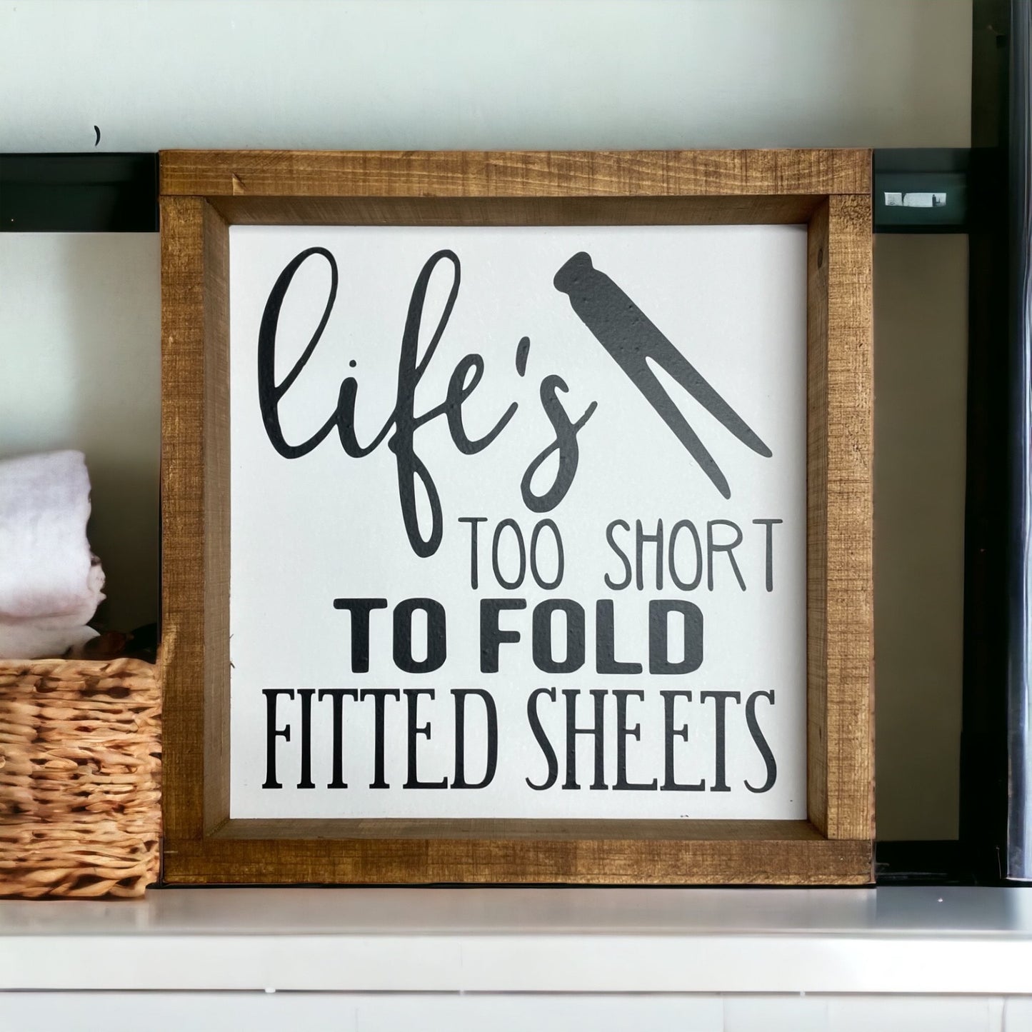 Life's too short to fold fitted sheets