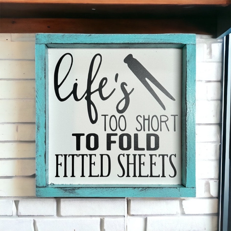 Life's too short to fold fitted sheets