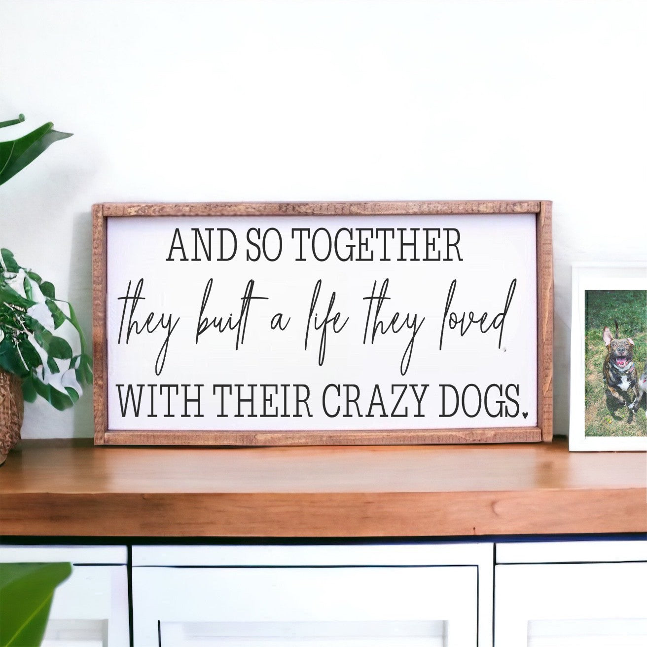 They built a life with their crazy dogs