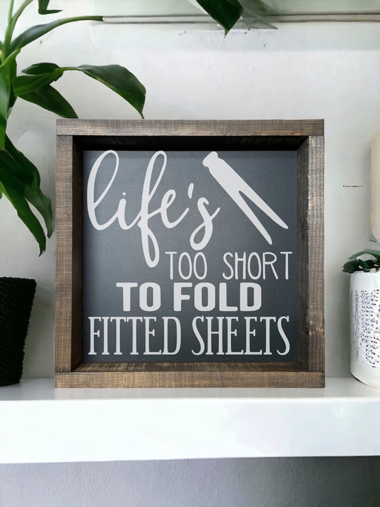 Life's too short to fold fitted sheets