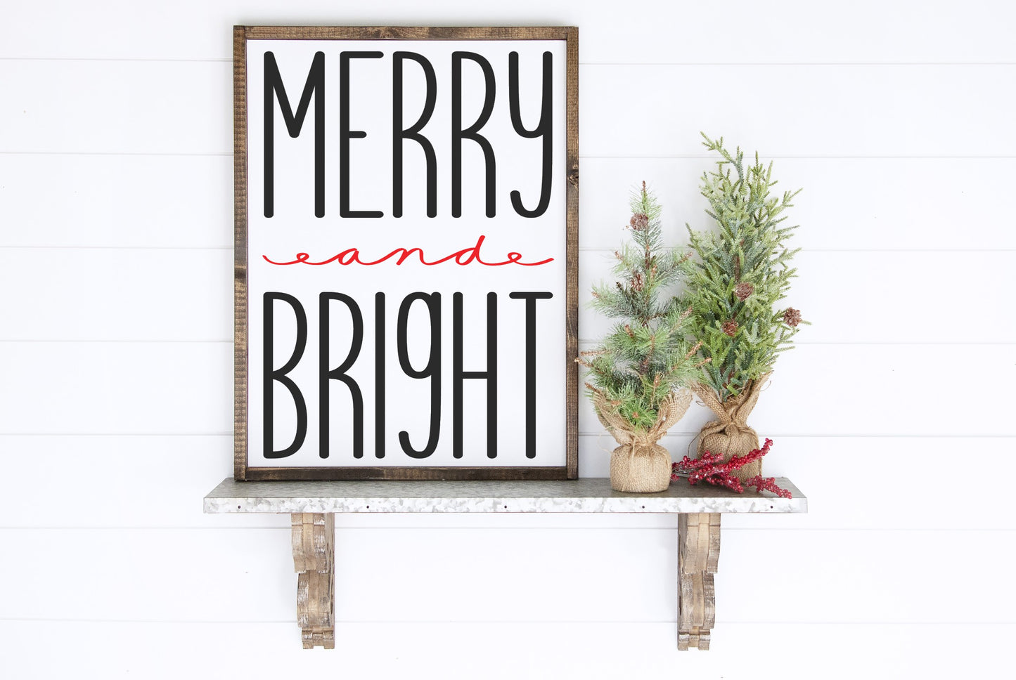 Merry and Bright Vertical