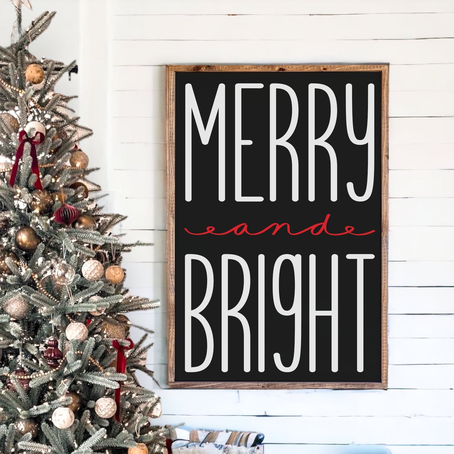 Merry and Bright Vertical